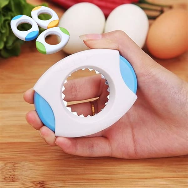 Eggshell Scraper for Soft or Hard Boiled Eggs, Kitchen Utensil for Eggshell Scraper, Quickly Cut Off the Top of a Hard Boiled Egg Blue Blue