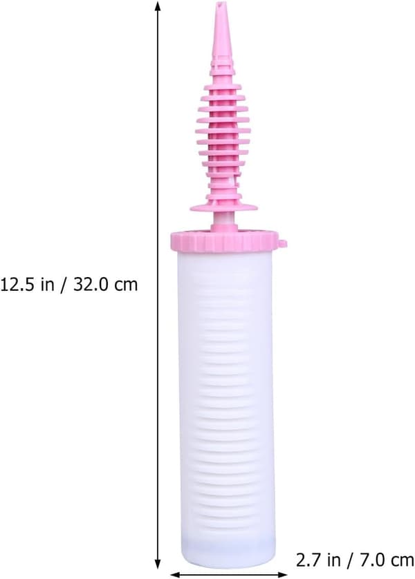 Double Action Hand Pump with Hard Air Pump for Balloons and Exercise, Easy Inflation