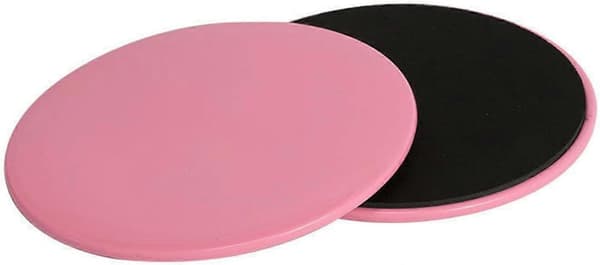 Dobbeltsidede glideplader Core Sliders Ultimate Core Trainer Gym, tæppe og hårdt gulv Træning Glideplader Dobbelt Hjem Blå Blue