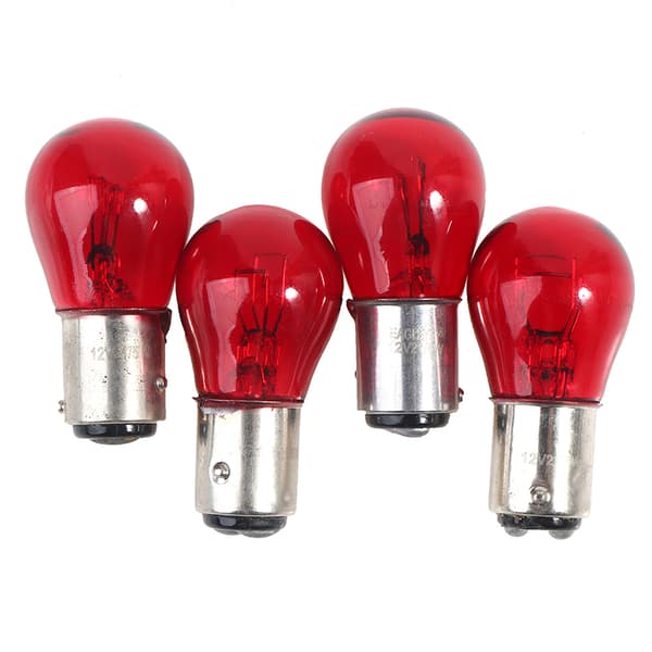 2 stk BAW15D Røde Bremselys Baklys Bil Lampe 12V Blinklys BAZ15D BAZ15D