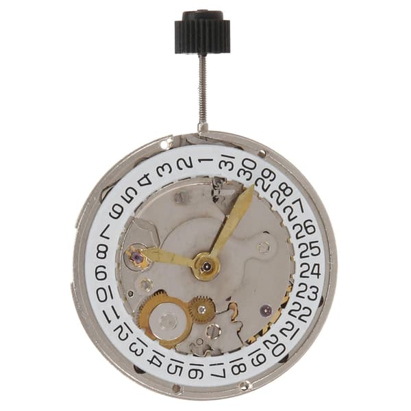 Direct Replacement ETA 2824 Date Automatic Mechanical Movement Men's Watch (FMY) silver silver