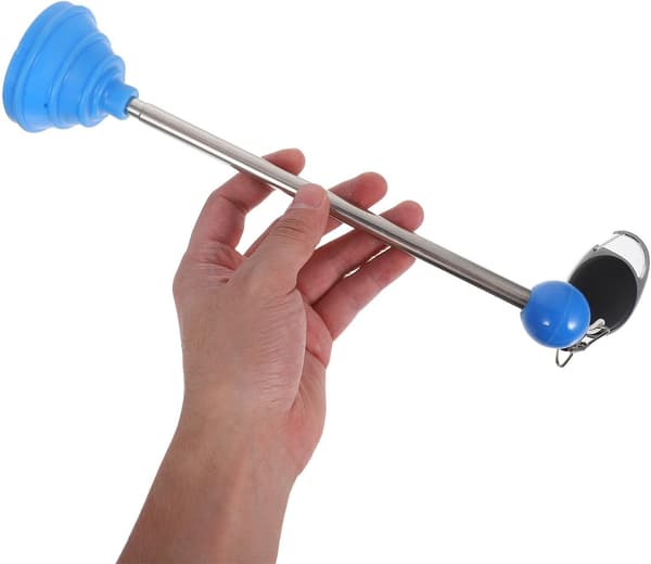 Golf Ball Retriever Telescopic 28-65 cm Extendable Golf Ball Picker with Suction Cup