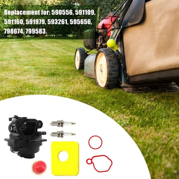 Gælder for karburatorsæt til Briggs & Stratton (6 dele), til planter, havearbejde og hjem/by