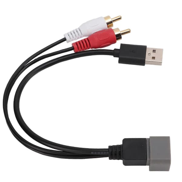 Car Radio Adapter Cable MP3 Input and Conversion Auxiliary Cord Replacement for Nissan
