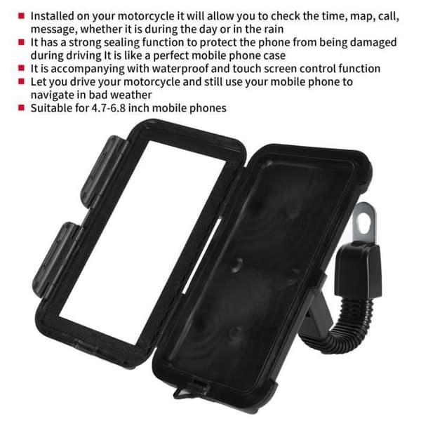 Waterproof Motorcycle Phone Case - UN-57 - Waterproof, Windproof, Dustproof