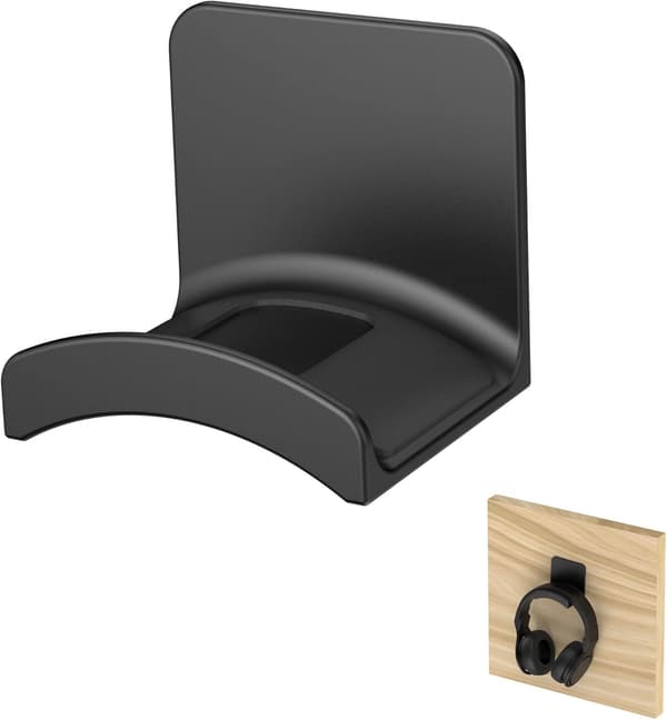 Headphone Mount Hanger Holder - Strong Adhesive Headphone Hook Stand