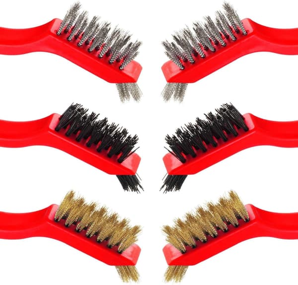 Deep Cleaning Power Brush Set with Wire, Small Steel Brushes for Rust Removal, Durable and Versatile Design, Multipurpose Brush Set for