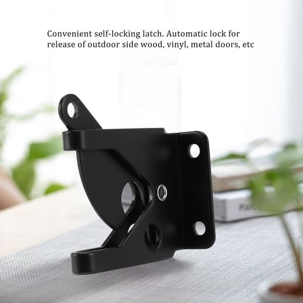 Self-locking Door Latch Automatic Gravity Lever Latch for Wooden Gate