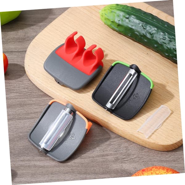 3-pack fingerfruktskalare bärbar grönsaksskalare praktiskt fruktskalningsverktyg