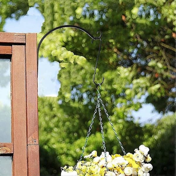 Large Hooks, 6-pack 25 cm Long Extension Hooks for Kitchen Utensils, Pergola and Wardrobe