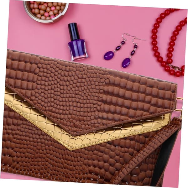 Stylish Minimalist Envelope Clutch Bag Retro Pattern Lightweight and Versatile Handheld Bag