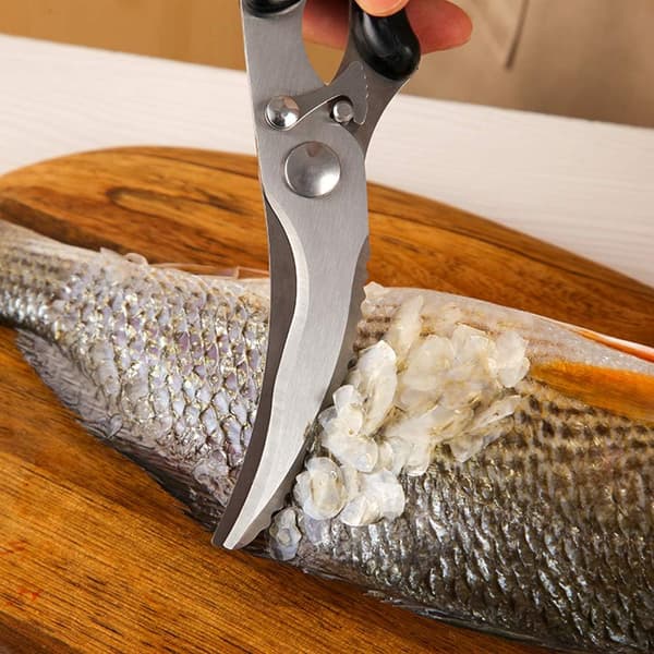 Kitchen Shears for Chicken Bones, Stainless Steel Kitchen Scissors, Sharp Poultry Shears, Poultry Scissors with Non-Slip Handle