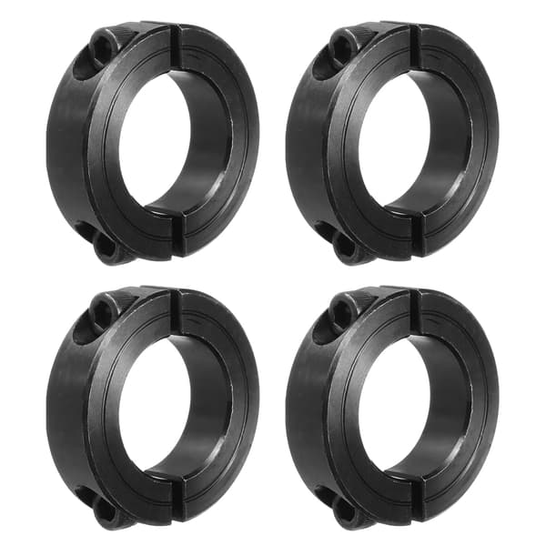 Akselkrave 1 1/8\" boring dobbelt delt klemme Black