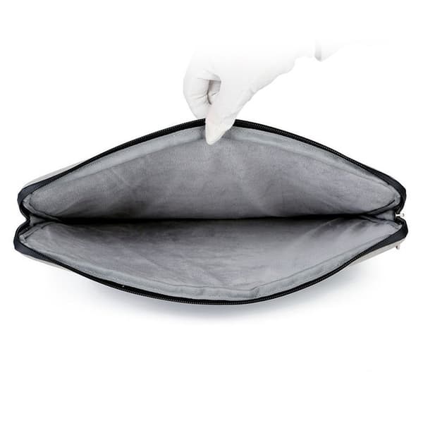 15,6\" Laptop Sleeve Waterproof Carrying Case with Accessory Pouch Laptop, Grey