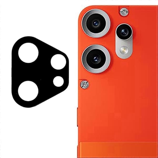 For Nothing CMF Phone 2 Pro Tempered Glass Lens Protector Black Silk Screen Printing Camera Lens Film