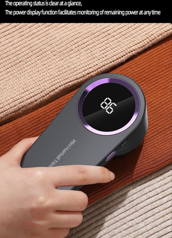 Genopladelig stofshaver, elektrisk fnugfjerner til tøj, fnugfjerner til tøj og møbler, trøjeshaver, fnugfjerner