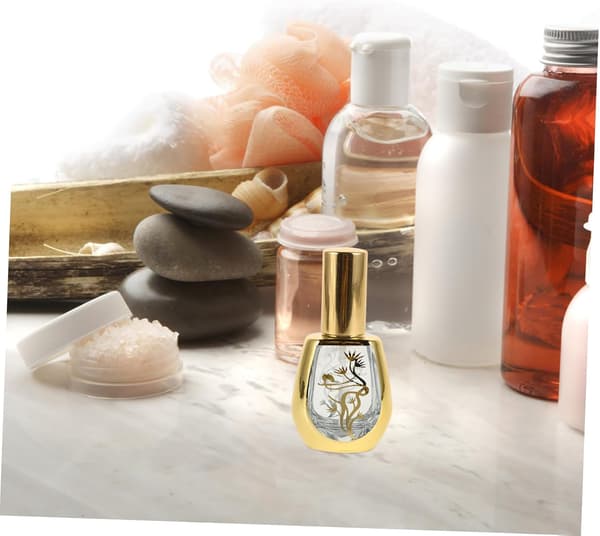 2 Pieces 10ml Glass Perfume Bottles Refillable Portable Spray Bottles for Aromatherapy