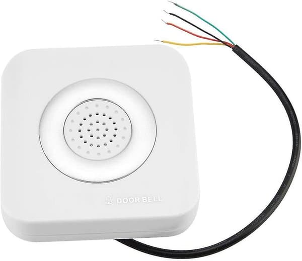12V Trådbunden Dörrklocka Hemåtkomst Klockkontrollsystem Stöd Ingen Installation Dörrklocka Klocka 90Db Dörrklocka För Infälld Högtalare