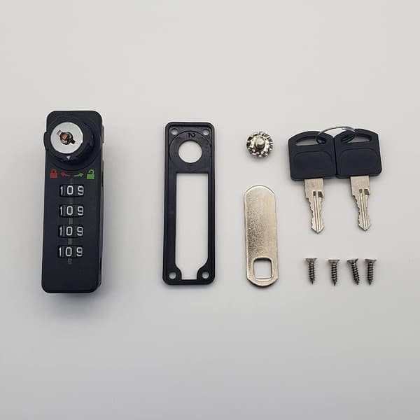 3 Set Mechanical Code Locks Digital Combination Lock Cabinet Lock Combination Cam Lock Cabinet Password Lock with Keys (Vertical Version)