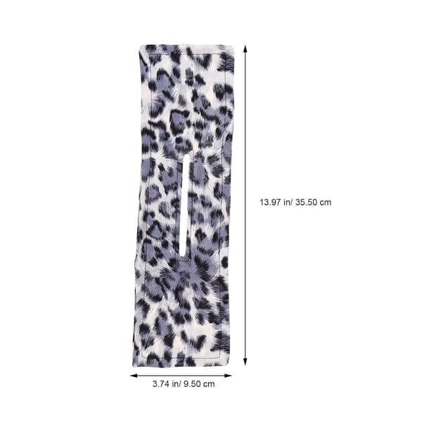 3 stk leopardmønstrede roterende hårbånd for kvinner og vridde sløyfehårbånd Hårklippholder Tilbehør Styling