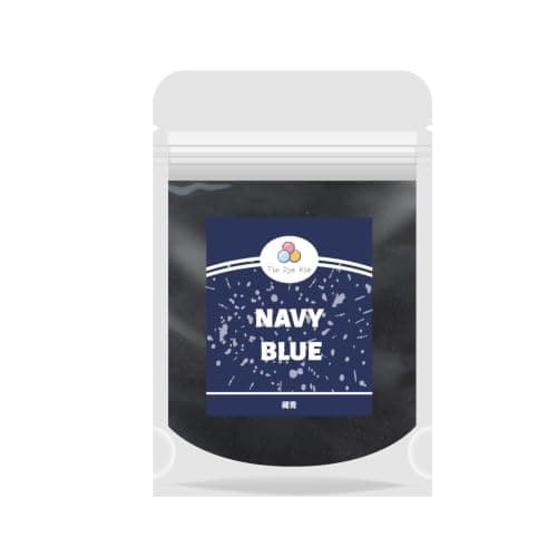 Tie-Dye & Tekstilfarve til Håndmaling DIY Håndværkssæt 34 Farver (Marineblå) Navy Blue