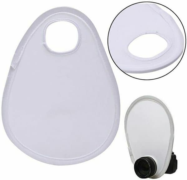 30 cm universell hopfällbar diffusor och reflektor för kamerablixt