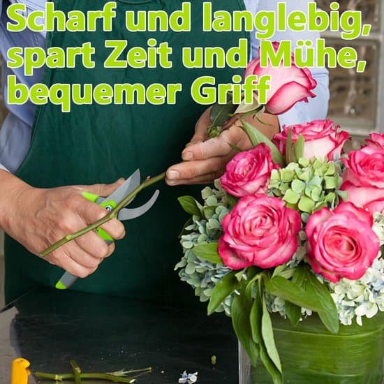 Pruning Shears - Pruning Scissors - Garden Scissors - Waterproof - Stainless Steel and Heat Resistant - Suitable for Pruning Garden Plants