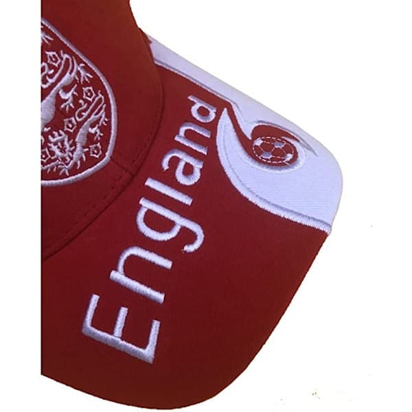 Unisex kirjaillut baseball-lippis säädettävä punainen paholainen punainen Red Devil Red