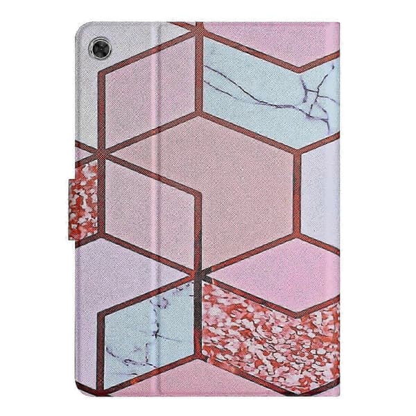 Bedst sælgende tablet-etui kompatibelt med Lenovo M10 Plus Marmormønster Smart læder-tablet-etui (Splicing Marble) Splicing Marble