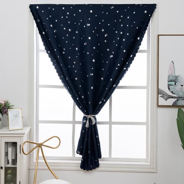 Punch-free Tension Screen, Finished Screen Curtain, Small Screen Compartment, Children's Room Bedroom