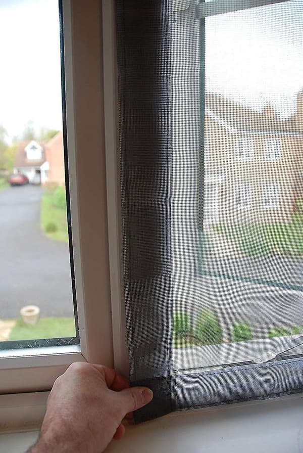 Katternet med selvklæbende tape, til myggenet balkon W
