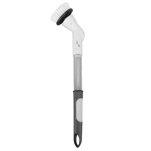 Electric Cleaning Brush with Long Handle, Automatic Rotating Scrubber for Shower, Bathtub, Tile Floor