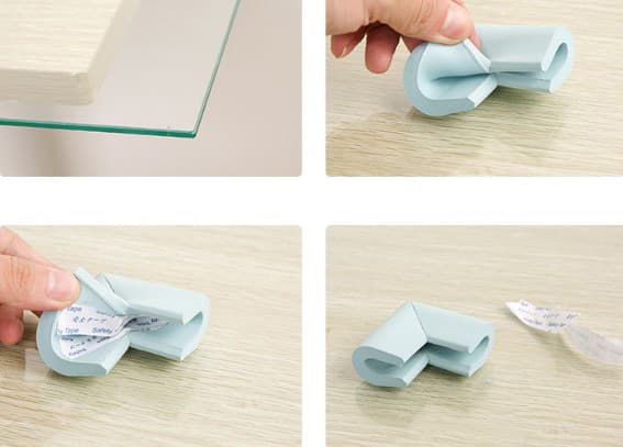 4 stk Baby Møbler Hjørne Sikkerhet Støtfanger Sikkerhet Bord Skrivebord Co