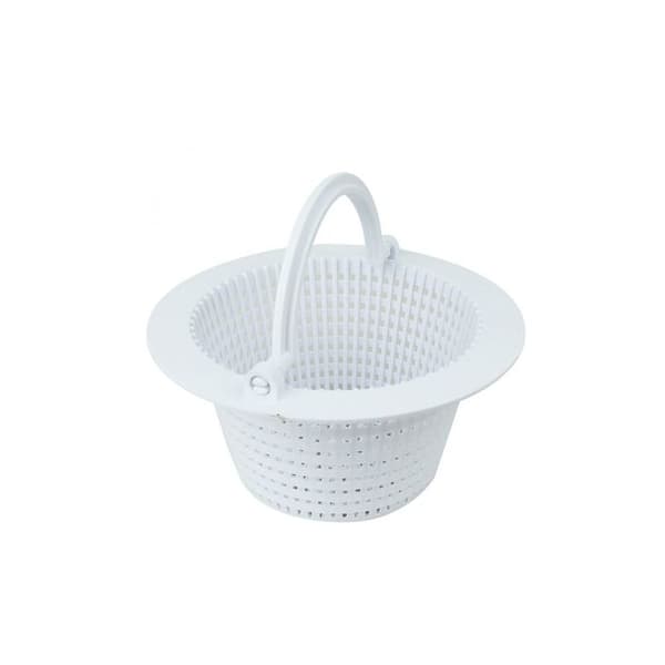 Round Basket for Above Ground Pool Skimmer - Diameter 16 cm - White - Pool Cleaning Accessory