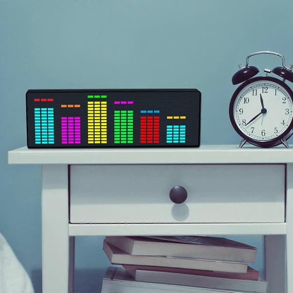 VFD Music Spectrum Indicator with RGB Display - Audio Level VU Meter Amplifier Board