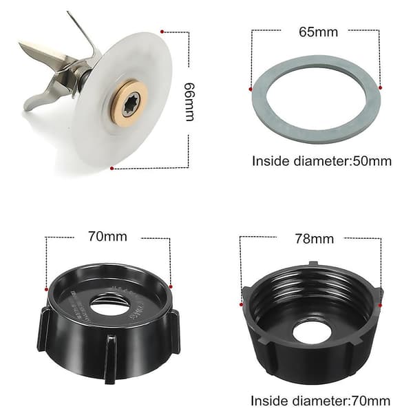 Replacement Parts Replacement for Oster Osterizer Blender Cutting Blade Base Bottom Cap Gasket (FMY)