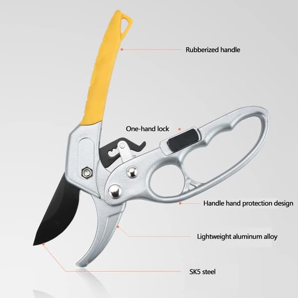 Garden Shears, Pruning Tool, Stainless Steel Garden Shears, Stainless Blades, Garden Tools Suitable for Garden Pruning