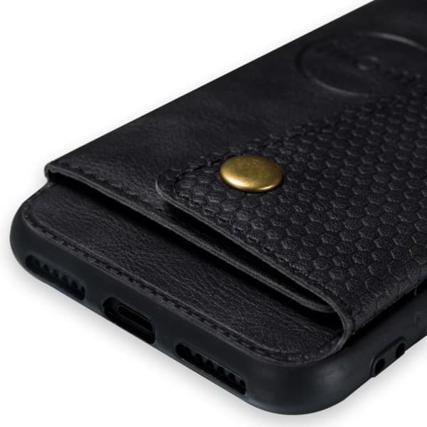 iPhone 7/8/SE (2020/2022) - Läderfodral med kortplats och magnet -