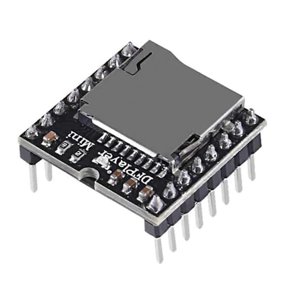 5st YX5200 MP3-spelare Ljudmodul MP3 Röstavkodningskort Stöder TF-kort U-Disk IO/Seriell Port