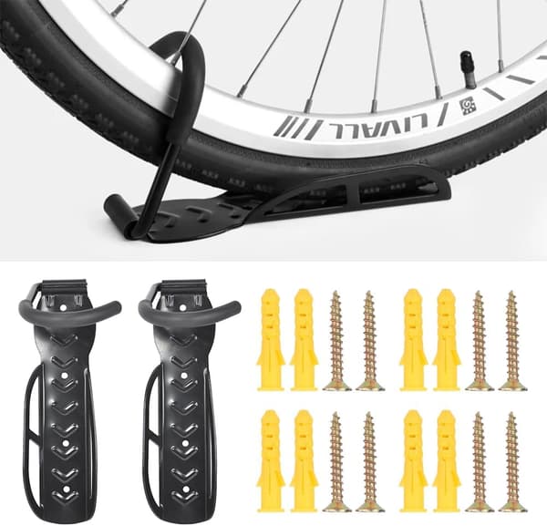Cykelväggfäste, Cykelväggfäste, 2 ST Cykelväggfäste, Skoterväggfäste, Svängbart väggfäste