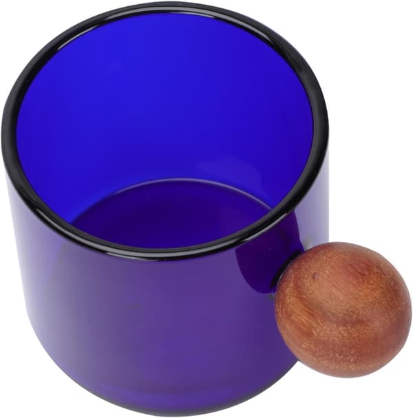 1 st glaskaffekopp ölmugg juiceglas dricksglas dryckesmugg borosilikatvattenkopp praktisk vattenkopp (120 ml)