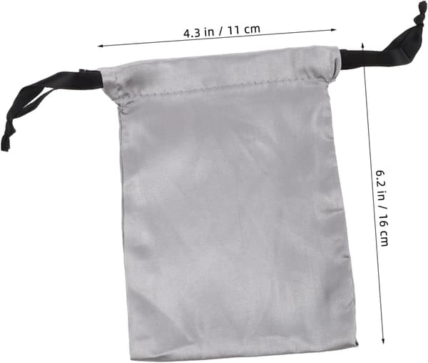 Storage Dust Bag Fabric Cosmetic Drawstring Pouch Portable Travel Organizer Packing