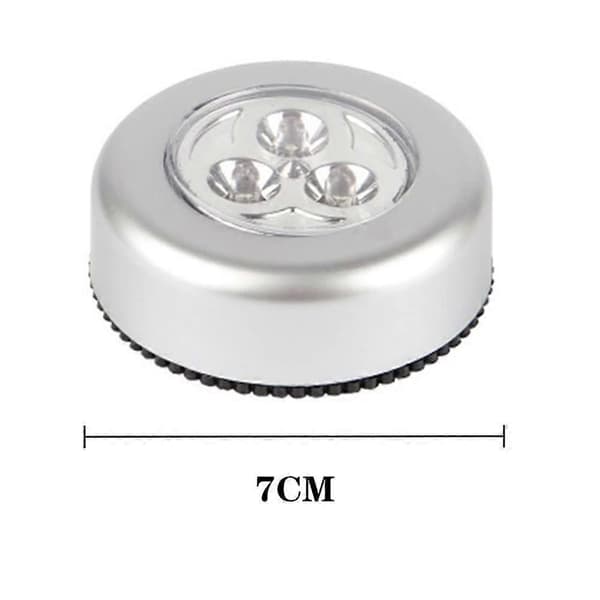 4-pack Touch Light LED Battery Operated Lights for Closets, Cabinets, Counters or Home Office, Wireless Touch Light Fixtures