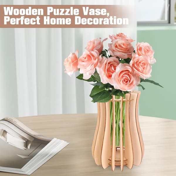 Blomstervase, Træbuketstativ, Solsikke, Blomster, Rose, Orkidé, Botaniske planter, Tulipaner