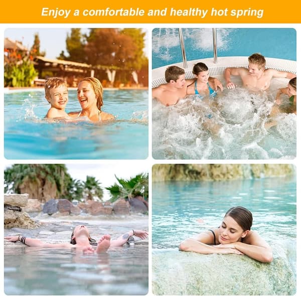 Filterpatroner Mineraldele til Spa og Jacuzzi Pool og Spa Filterpatron Spa Patron Pool Filterstav, 2 stk.