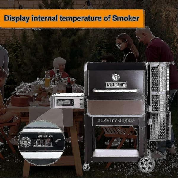 Temperaturprobesæt kompatibelt med Masterbuilt Gravity Series 560/800/1050 digital kulgrill