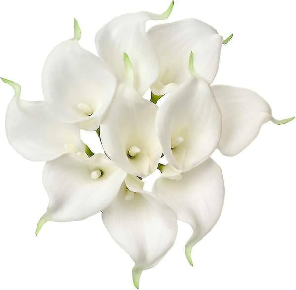 20 stk kunstige blomster Calla Lily Real Touch 14\" Kunstig blomst