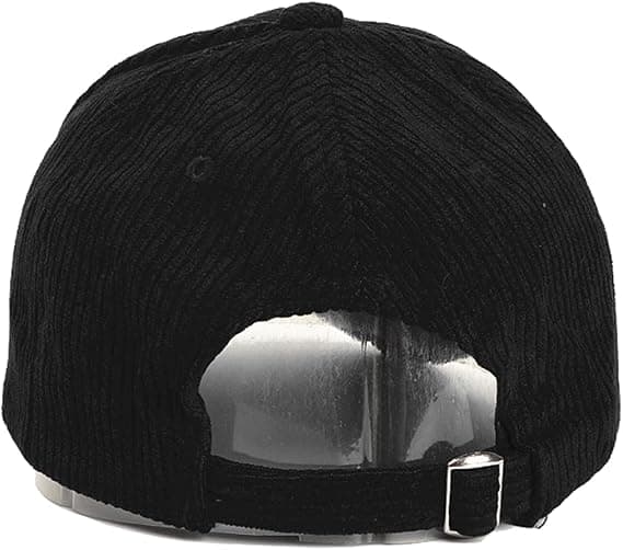 Unisex Corduroy Baseball Cap Justerbar Klassisk Sportkeps Utomhus Solid Caps