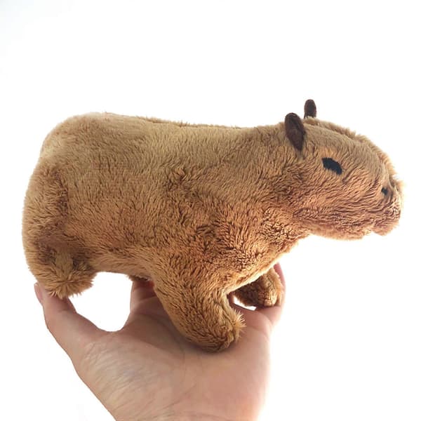 20 cm Plysj Cafe Capybara Leketøy Myk Kosedyr Sofadekor Barn Bursdagsgave