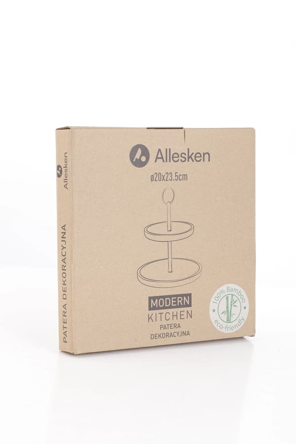 Modern Kitchen 2-kerroksinen bambutarjotin 15x20x23,5 cm